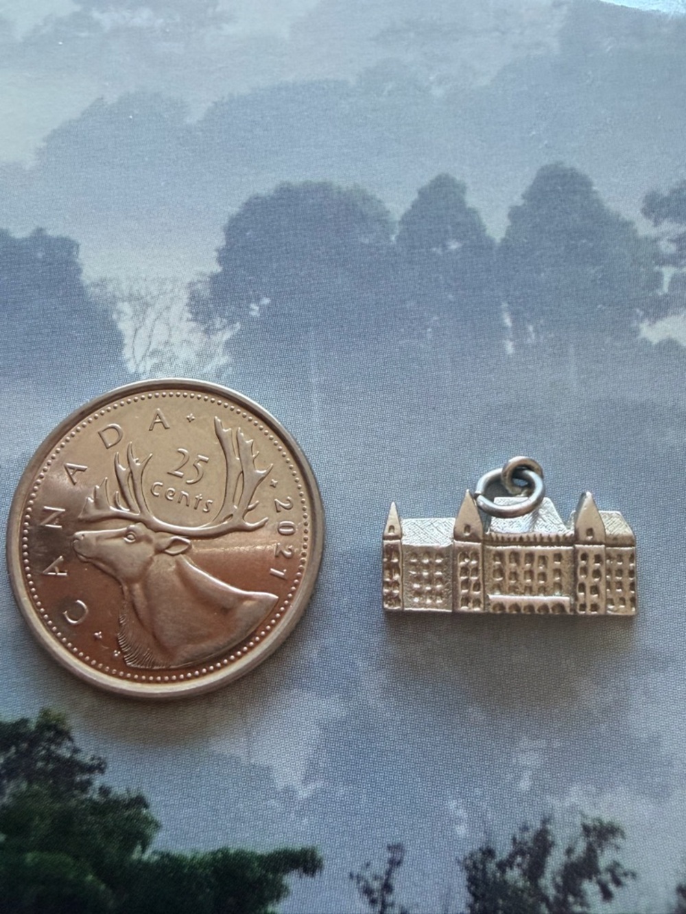 Empress Hotel Victoria B.C. Sterling Silver Charm